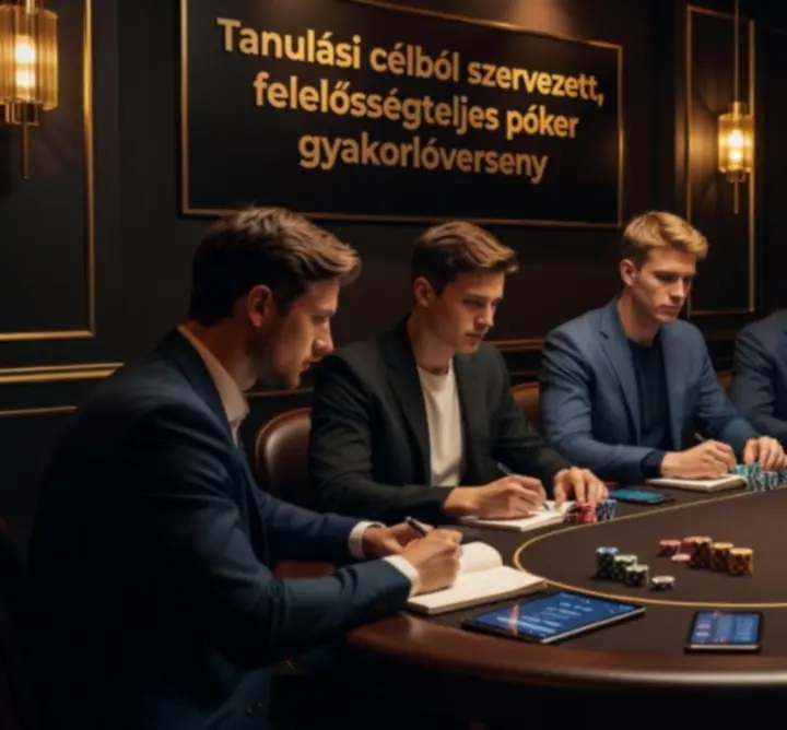 Közösségi gyakorló pókerbajnokság oktatási céllal