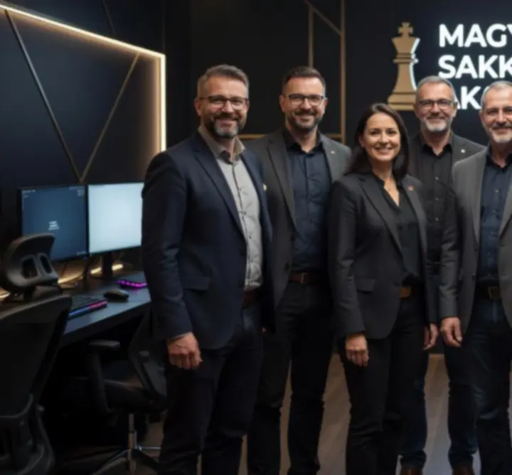 Mosolygó sakk edzők és mentorok az Epic Play Journey akadémián